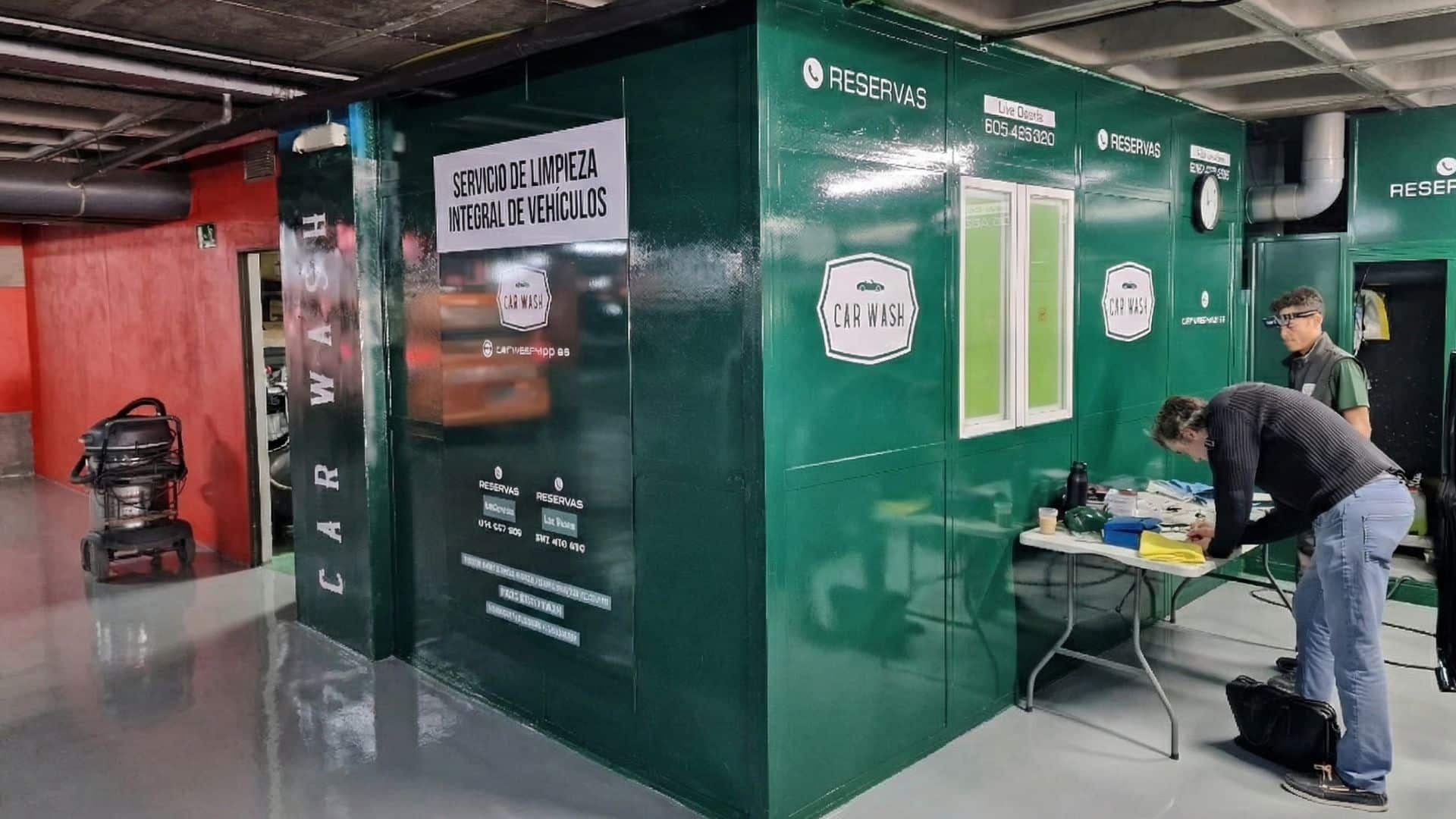 Zona de trabajo Car wash madrid